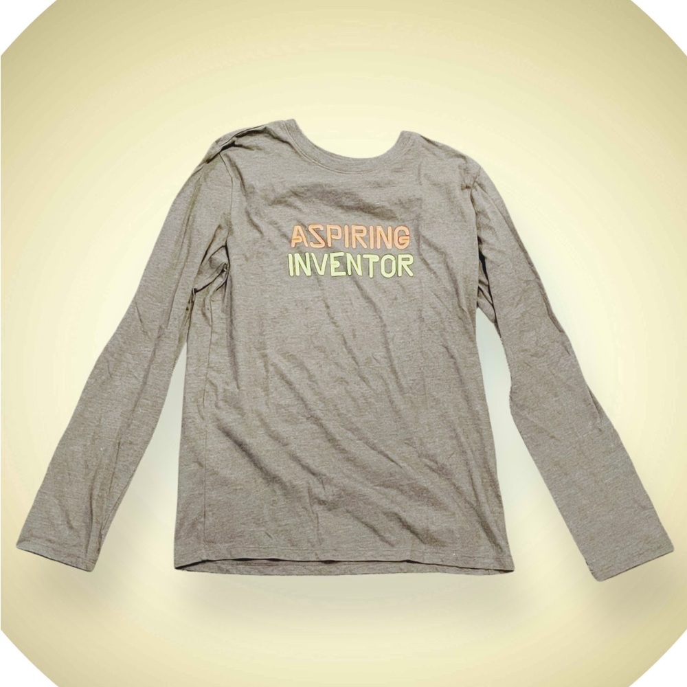 NWOT Cat & Jack “Aspiring Inventor” Long Sleeve Tee